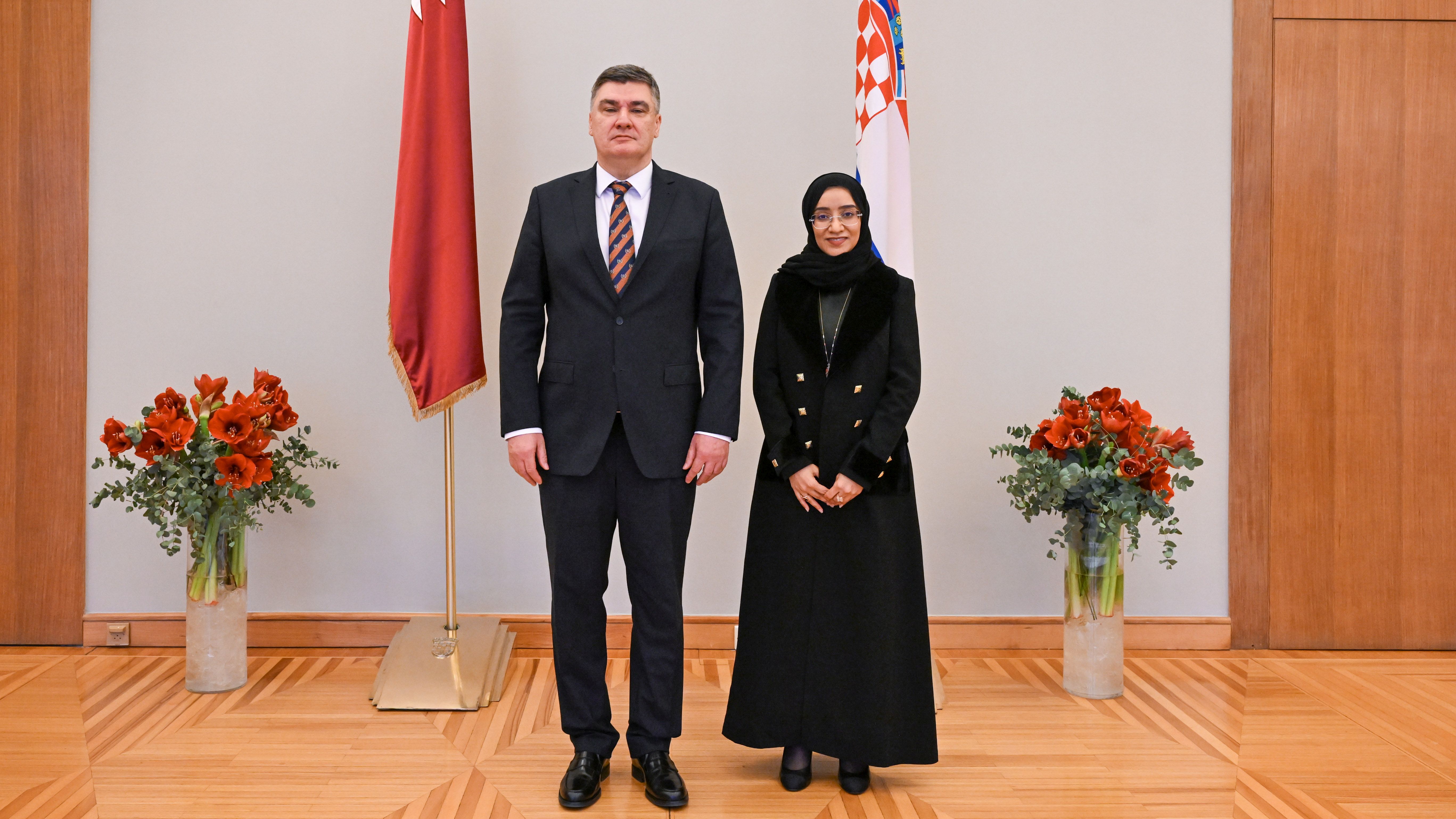 Ambassador Of The State Of Qatar Presents Credentials To President Of