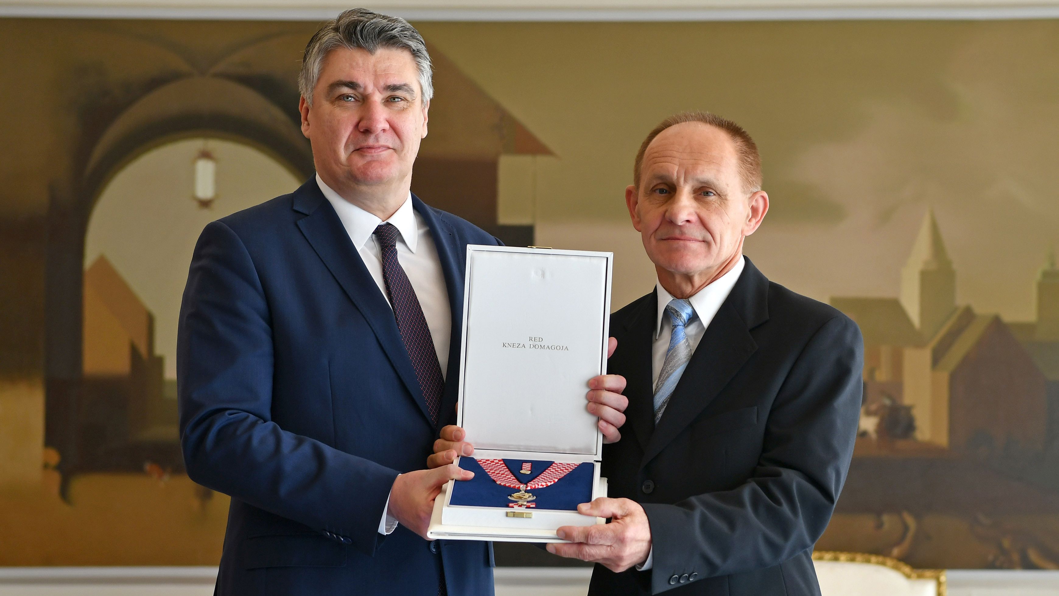 President Milanović Bestows Order of Duke Domagoj with Ribbon upon ...