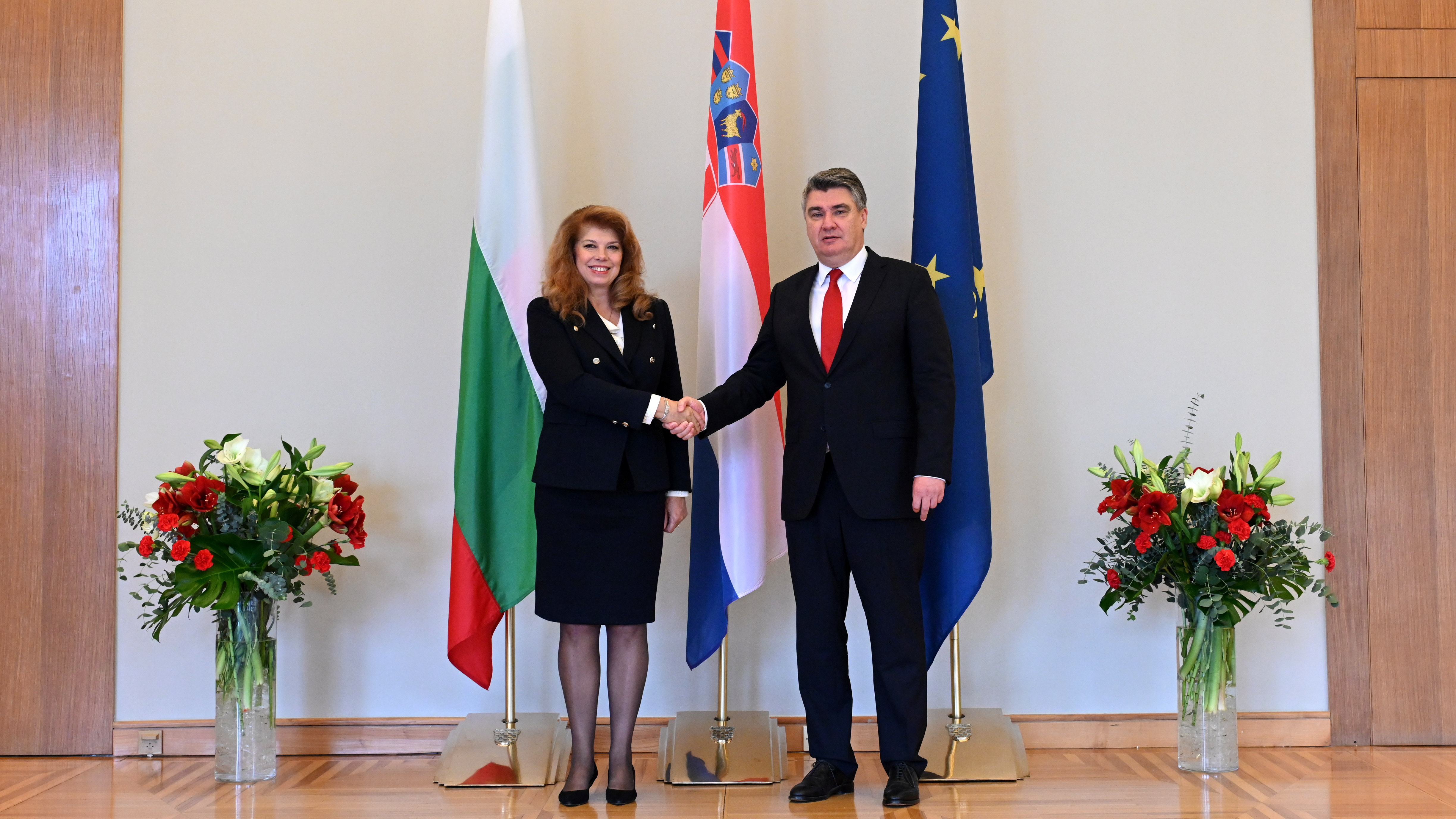 President Milanović Receives Vice President of Bulgaria Iliana Iotova ...